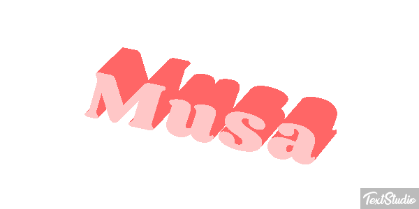 Musa Efecto de texto