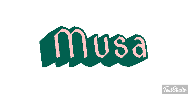 Musa Efecto de texto