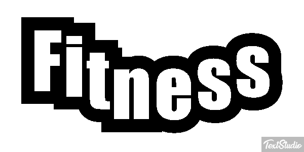 Fitness Efecto de texto