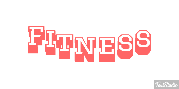 Fitness Efecto de texto