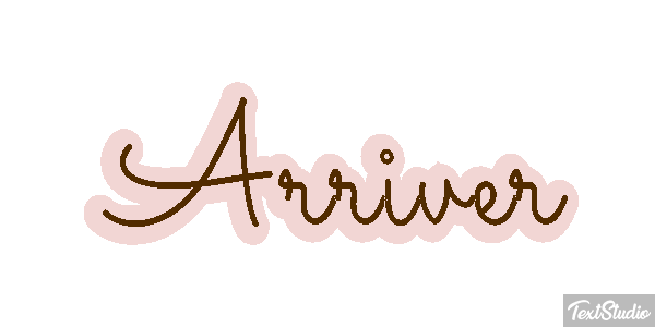Arriver Effet de texte