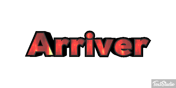 Arriver Effet de texte
