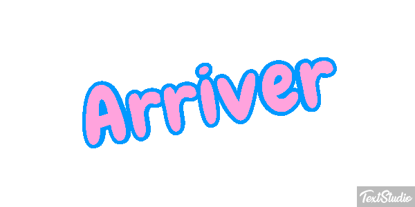 Arriver Effet de texte