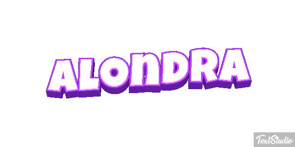 Alondra Effetto testo