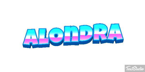 Alondra Effetto testo