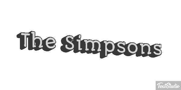 The Simpsons Texteffekt