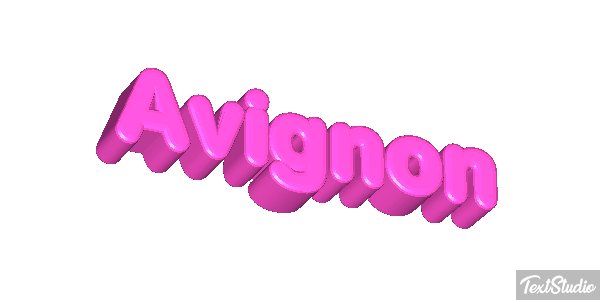 Avignon Effetto testo