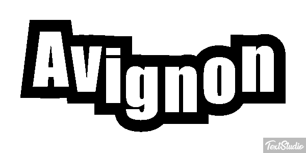 Avignon Effetto testo
