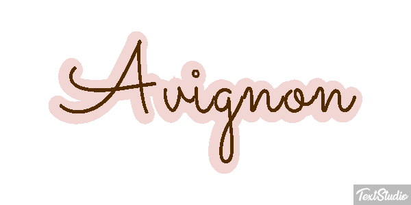 Avignon Effetto testo