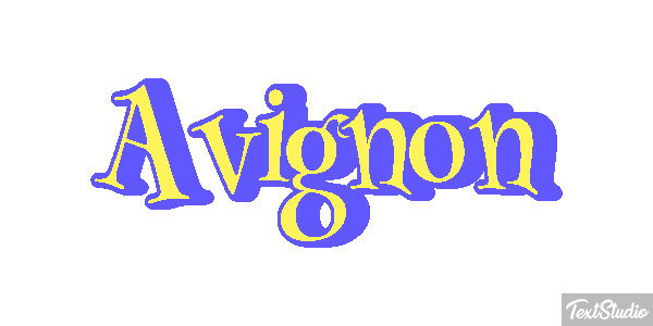 Avignon Effetto testo