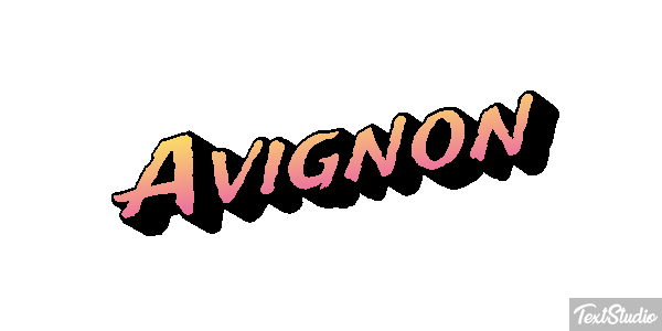Avignon Effetto testo