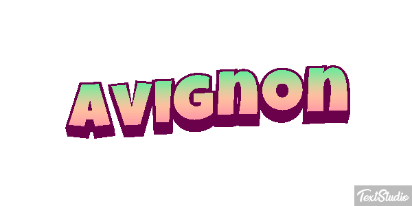 Avignon Effetto testo