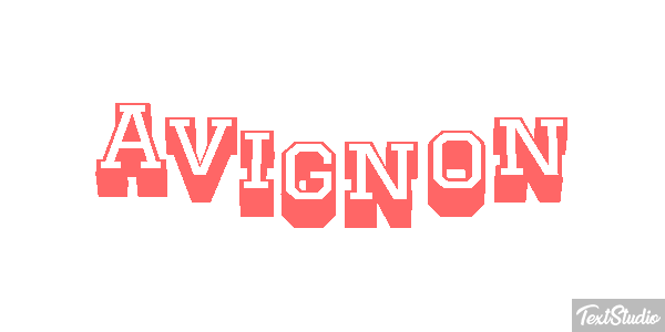 Avignon Effetto testo