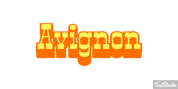 Avignon Effetto testo
