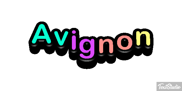 Avignon Effetto testo