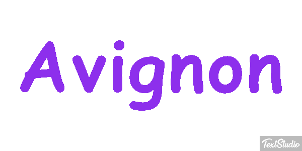 Avignon Effetto testo