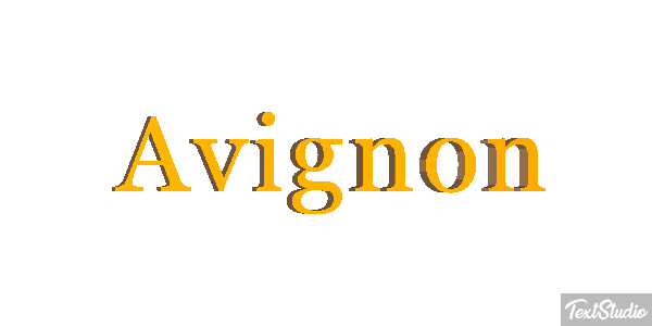 Avignon Effetto testo