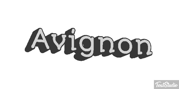 Avignon Effetto testo
