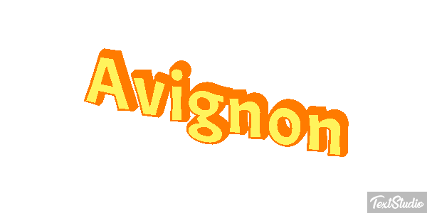 Avignon Effetto testo