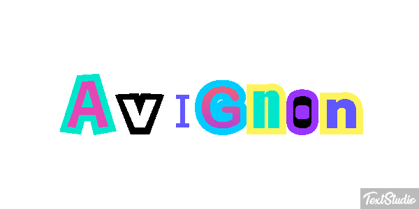 Avignon Effetto testo
