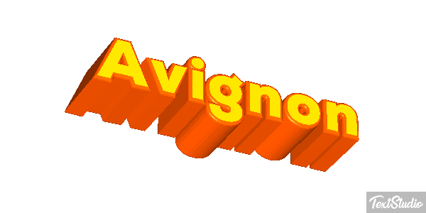 Avignon Effetto testo