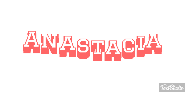 Anastacia テキスト効果