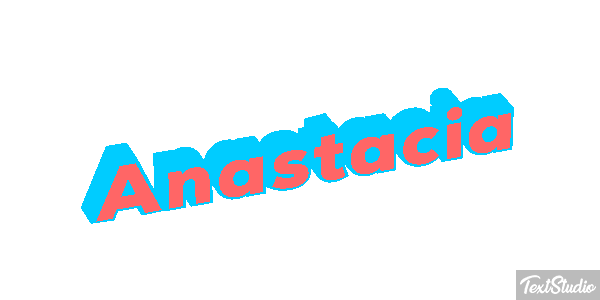 Anastacia テキスト効果
