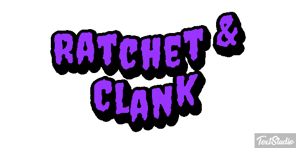 Ratchet & Clank Текстовый эффект