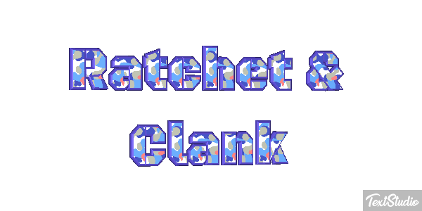 Ratchet & Clank Текстовый эффект