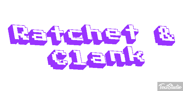 Ratchet & Clank Текстовый эффект