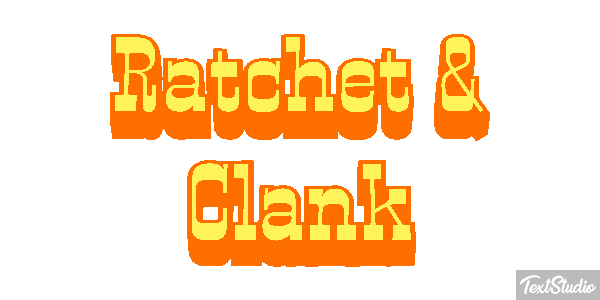 Ratchet & Clank Текстовый эффект