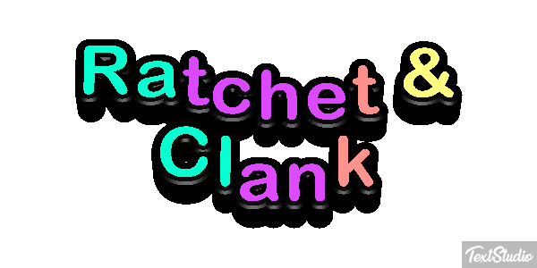 Ratchet & Clank Текстовый эффект