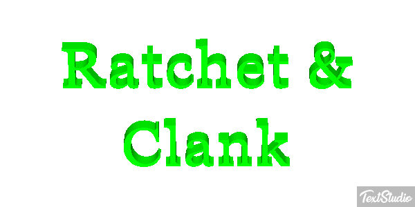 Ratchet & Clank Текстовый эффект