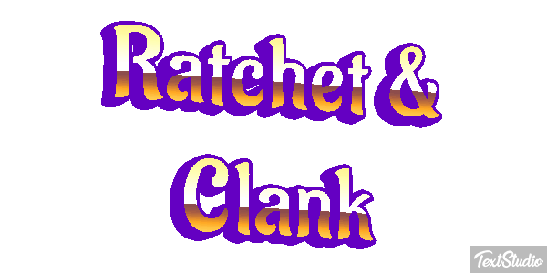 Ratchet & Clank Текстовый эффект