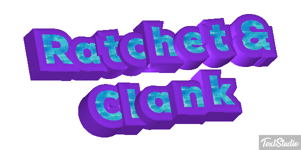 Ratchet & Clank Текстовый эффект