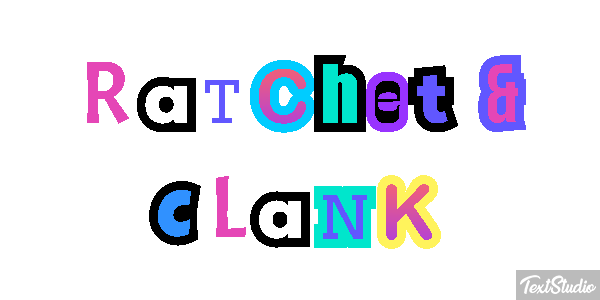 Ratchet & Clank Текстовый эффект
