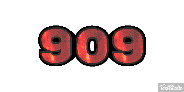 909 Metin efekti