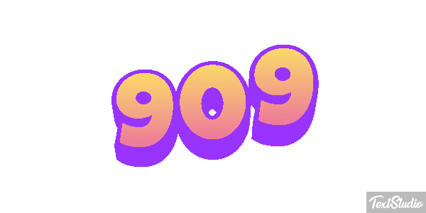909 Metin efekti