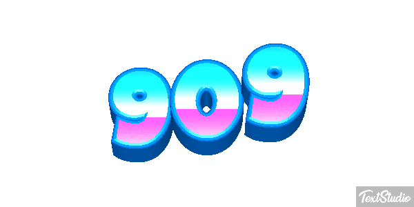 909 Metin efekti