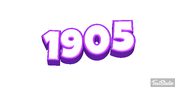 1905 Text effect