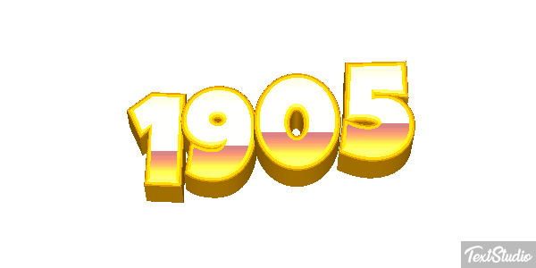 1905 Text effect