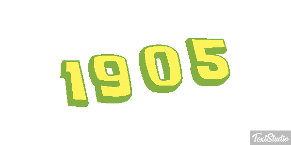 1905 Text effect