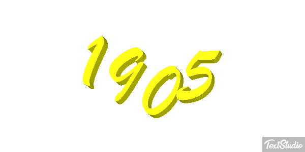 1905 Text effect