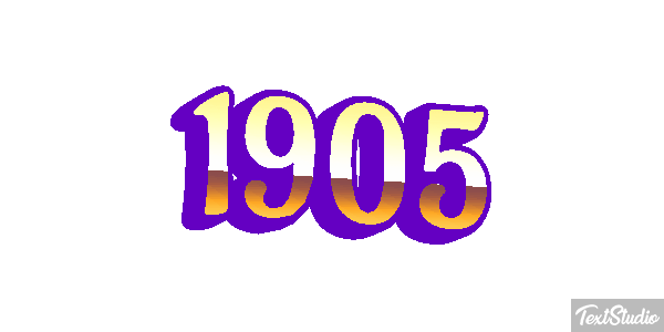 1905 Text effect