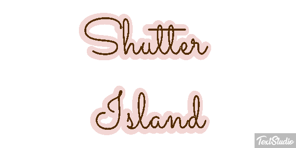 Shutter Island Efekt tekstowy