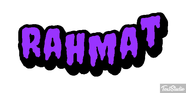 Rahmat Texteffekt