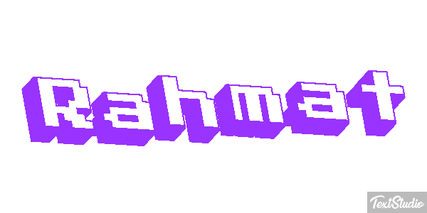 Rahmat Texteffekt