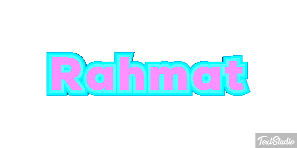 Rahmat Texteffekt
