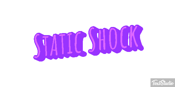 Static Shock Text effect