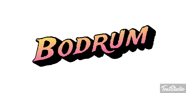Bodrum テキスト効果